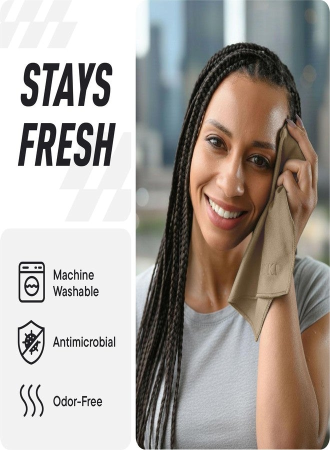 DRYKI Sweat Absorbing Handkerchiefs - The Original Pocket-Sized Sweat Towels - Quick-Dry Microfiber Sweat Rags for Face, Hands, & Body - Men & Women - Gym, Sports, and Work (Forest: 5 Pack) - Image 5